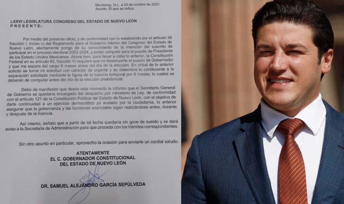 Samuel_solicita_licencia_para_ir_por_la_presidencia_y_abandonar_a_nuevo_león | La Silla Regia