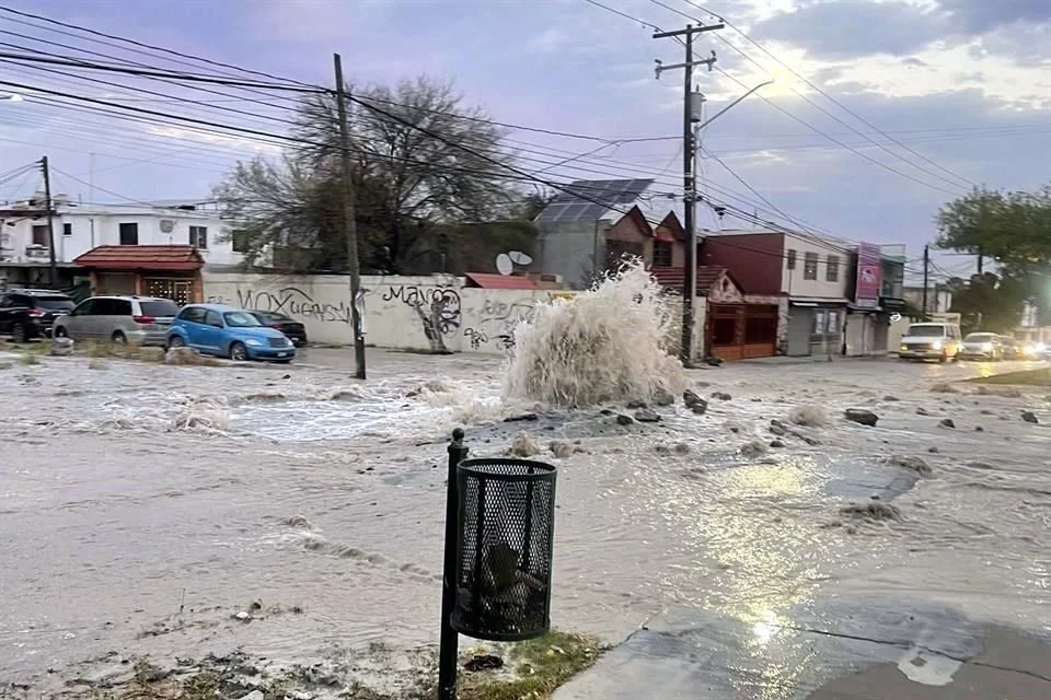 Image | La Silla Regia Fuga De Agua Deja Sin Suministro a 385 Colonias En Nuevo León