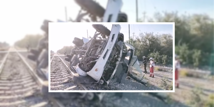 Accidente-ferroviario-transporte-de-personal-pesquería-choque-de-tren | La Silla Regia