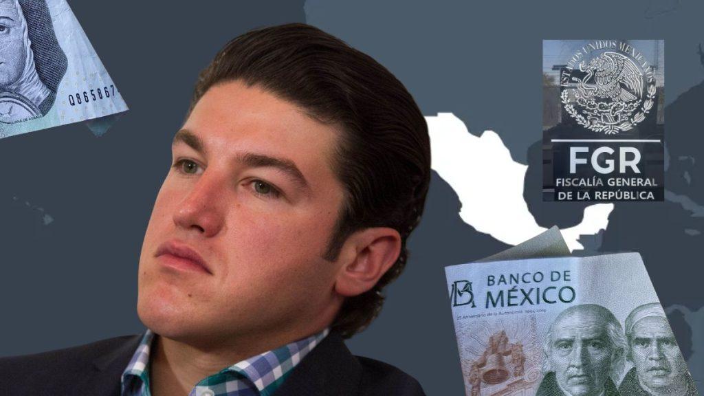 Collage Showing a Man in a Suit Amid Mexican Currency, the Fgr Seal, and a Map of Mexico. | La Silla Regia