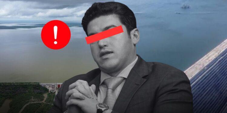 La-silla-regia-samuel-garcia | La Silla Regia Collage of a Man in a Suit with a Red Censor Bar over Eyes and a Red Warning Dot, Signaling a Cautionary Alert. | La Silla Regia
